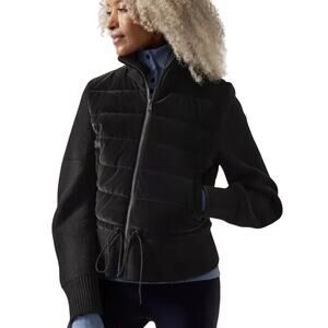 ATHLETA Hanover Hybrid Black Jacket, Size XL, New with Tag MSRP $259
